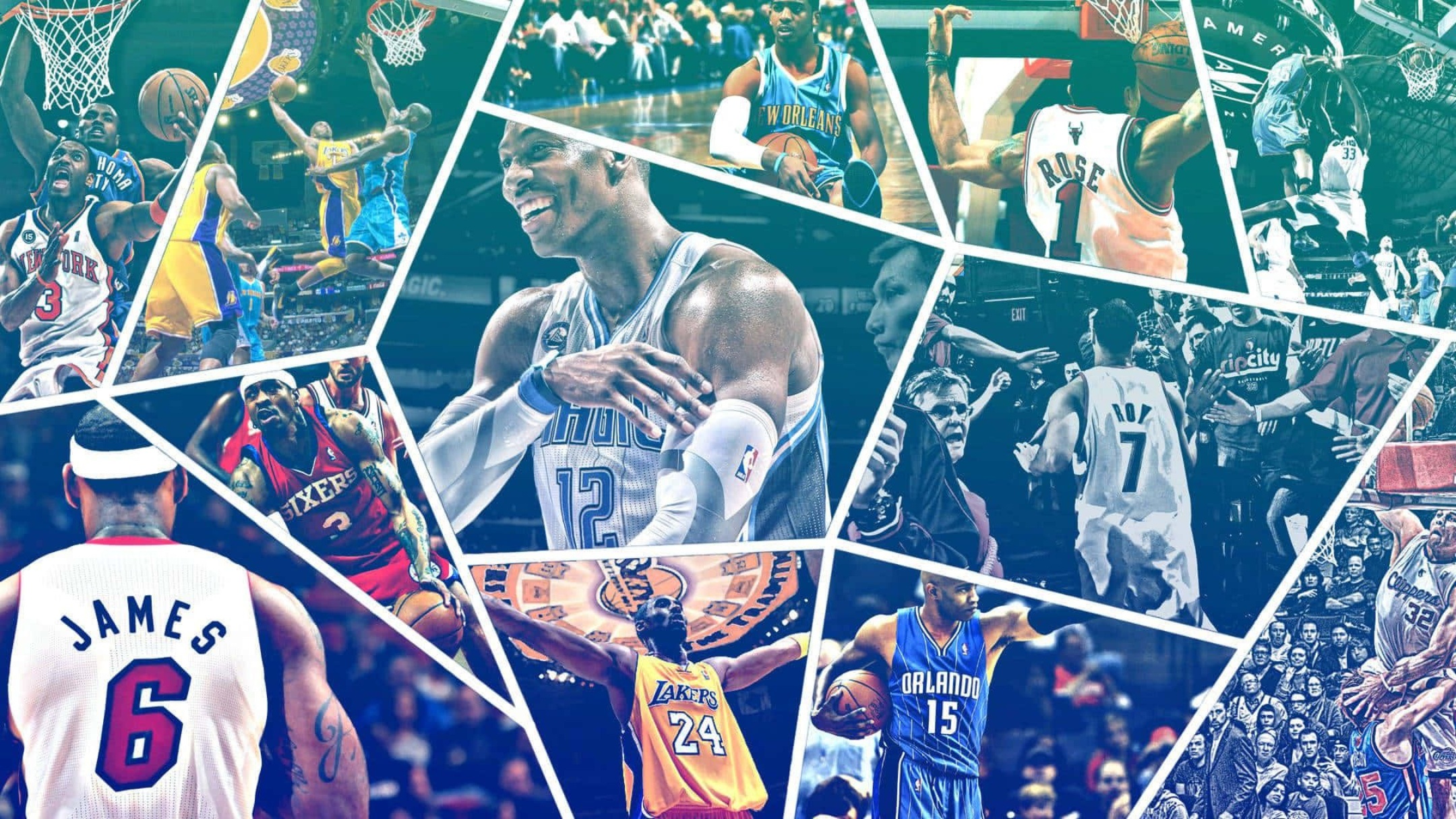 Basketball collage